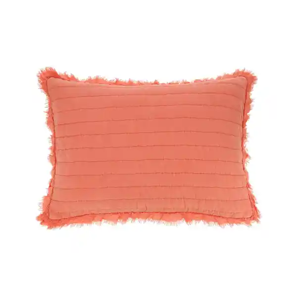 Funda de Almohada Cotton Naranja Diseño 0001 Casaideas