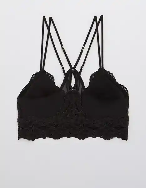 Bralette Aerie Negro Talla Medium American Eagle 16983291