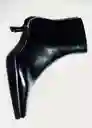 Botines Tobi Negro Talla 37 Mujer Mango