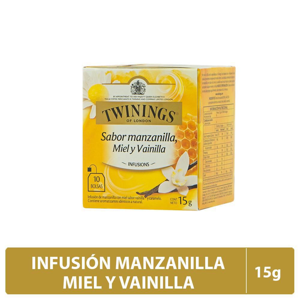 Twinings Infusión Manzanilla Miel y Vainilla 10 und