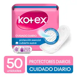 Kotex Protectores Diarios Cuidado Diario