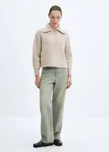 Buzo Jersey Marisas Piedra Talla S Mujer Mango