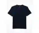Camiseta Azul Talla Small Hombre American Eagle
