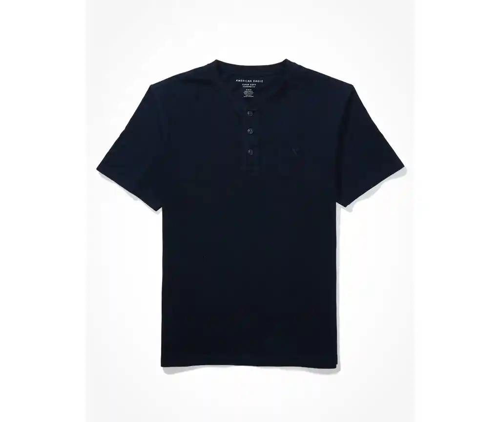 Camiseta Azul Talla Small Hombre American Eagle