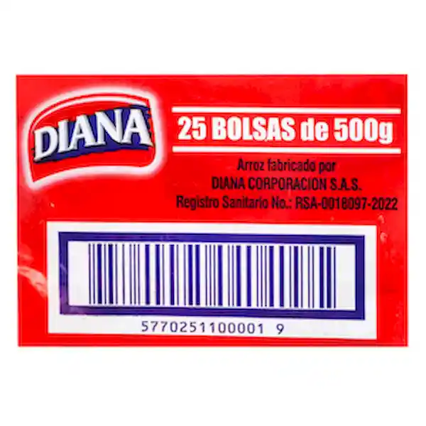 Diana Arroz Blanco Vitamor

