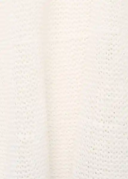 Top Capipota Blanco Talla L Mujer Mango