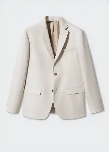 Blazer Americana Florida Beige Talla 50 Hombre Mango