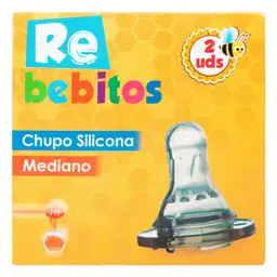 Rebebitos Chupos De Silicona