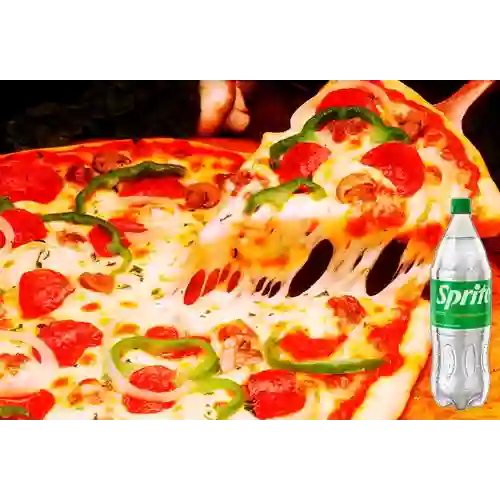 Combo Pizza Mexicana Grande + Sprite Original 1.5Lt