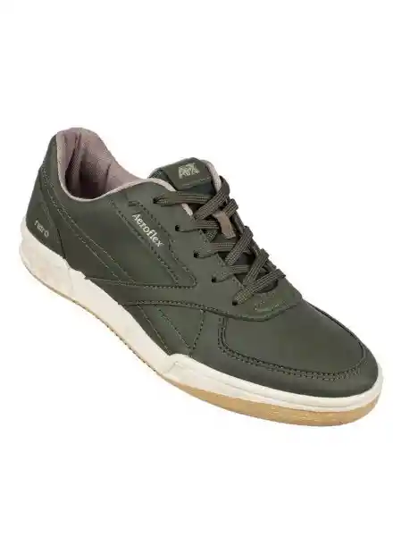 Aeroflex Tenis Hombre Verde Talla 38