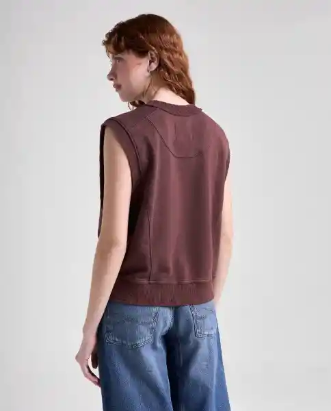 Chaleco Mujer Café Talla M 699G005_CAF191420 Americanino