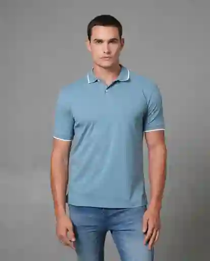 Camisa Tipo Polo Hombre Azul Talla XXL 190G001 Rifle