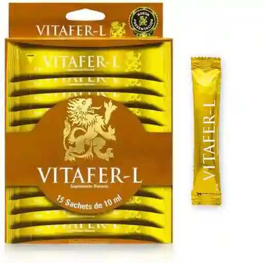 *6 Sachet Potenciador Y Estimulante Sexual Vitafer-l