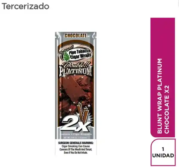 Blunt Wrap Papel de Fumar Platinum Chocolate