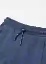 Pantalón Francia5 Niños Azul Talla 7 Mango