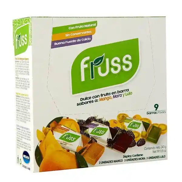 Fruss Dulce Fruta Sabores Surtidos