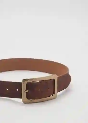 Cinturón Julieta Marron Talla M Mujer Mango