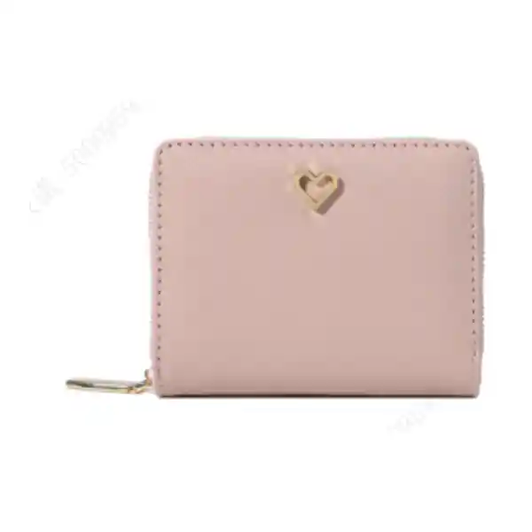Cartera Pequeña Con Corazón Serie Rosa Miniso
