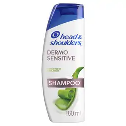 Shampoo Head Shoulders Dermo Sensitive Extractos de Sabila / Aloe Control Caspa Champu Head and Shoulders 180 ml