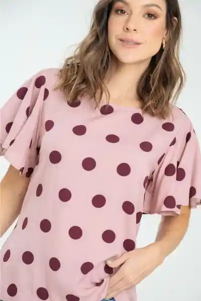Blusa Khamira Color Rosado Palo de Rosa Talla S Ragged