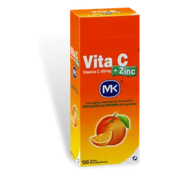 Vita C Mk Mina +Zinc Nar Mast 100 Tbs