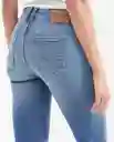 Jean Rusty Femenino Azul Francés Medio Talla 10 Chevignon