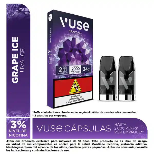 Hestia Grape Ice 34mg