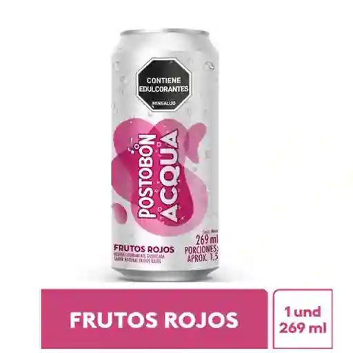 Postobon Gaseosa Acqua Frutos Rojos
