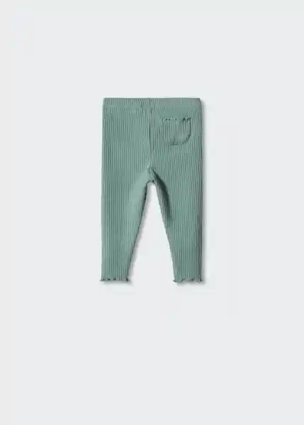 Leggings Carla4 Verde Pastel Talla 66 Niñas Mango