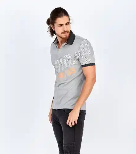 Girbaud Camiseta Polo Gris Talla L 113041