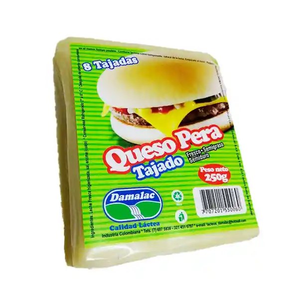 Queso Pera Damalac Tajado