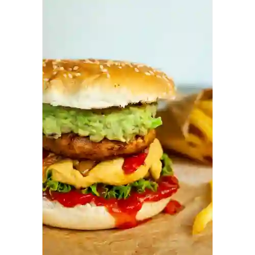 Hamburguesa Guerrera Águila en Combo