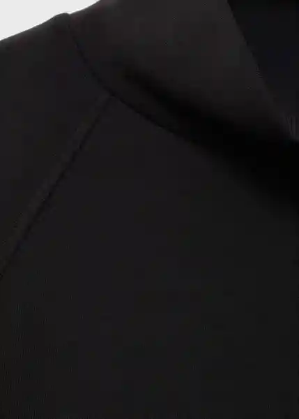 Buzo Sudadera Nei Negro Talla XS Mujer Mango