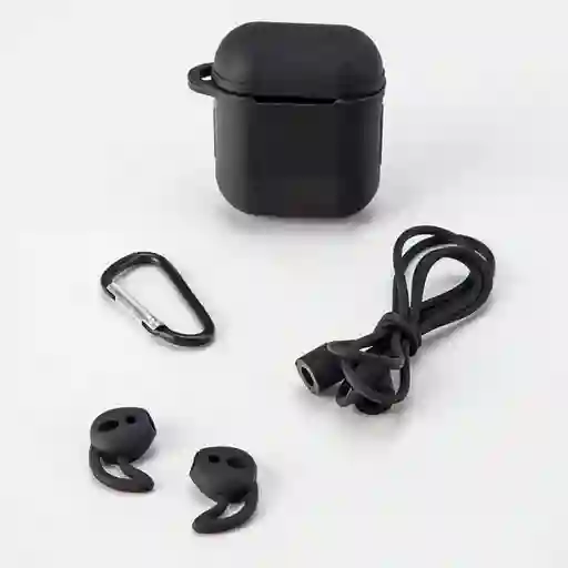 Airpods Be Mix Estuche Negro Compatible Con Ht1924