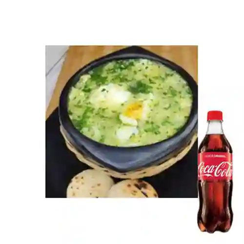 Combo Caldo de Huevo + Coca Cola Original 400 ml