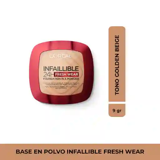 Polvo Compacto L’Oréal Paris Infallible 24 H Fresh Wear  9 gr