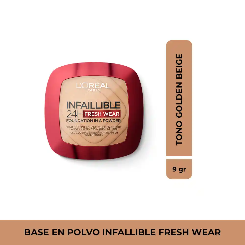 Polvo Compacto L’Oréal Paris Infallible 24 H Fresh Wear  9 gr