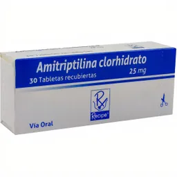Amitriptilina Clorhidrato Tabletas Recubiertas
