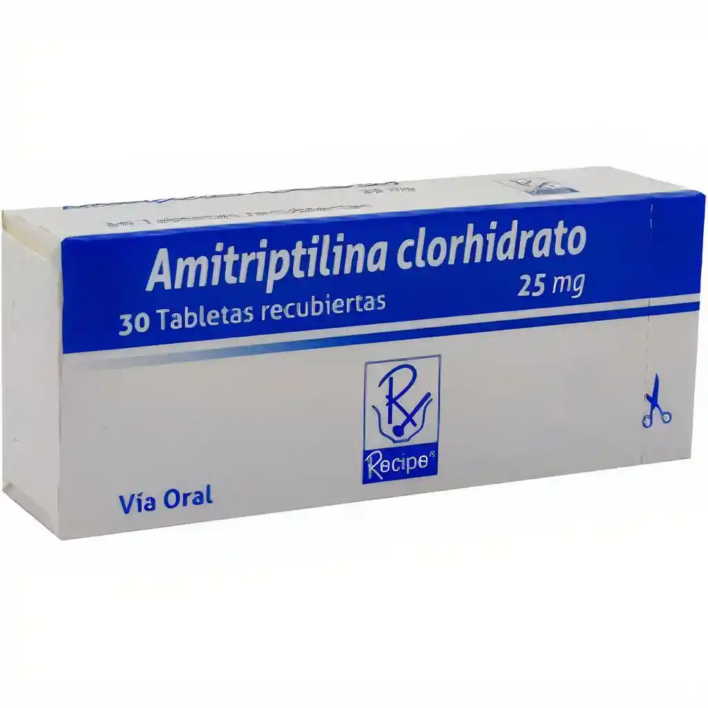 Amitriptilina Clorhidrato Tabletas Recubiertas