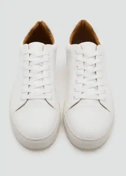 Zapatos Deportiva Metro Blanco Talla 43 Hombre Mango