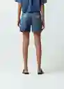 Short Nusa Mujer Azul Indigo Medio T 8 452G340 Naf Naf