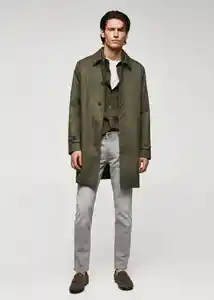 Chaqueta Parka Chayton Khaki Talla XS Hombre Mango