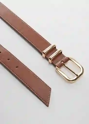 Cinturón Bella Marrón Talla L Mujer Mango