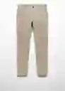 Pantalón Graham Beige Talla 42 Hombre Mango