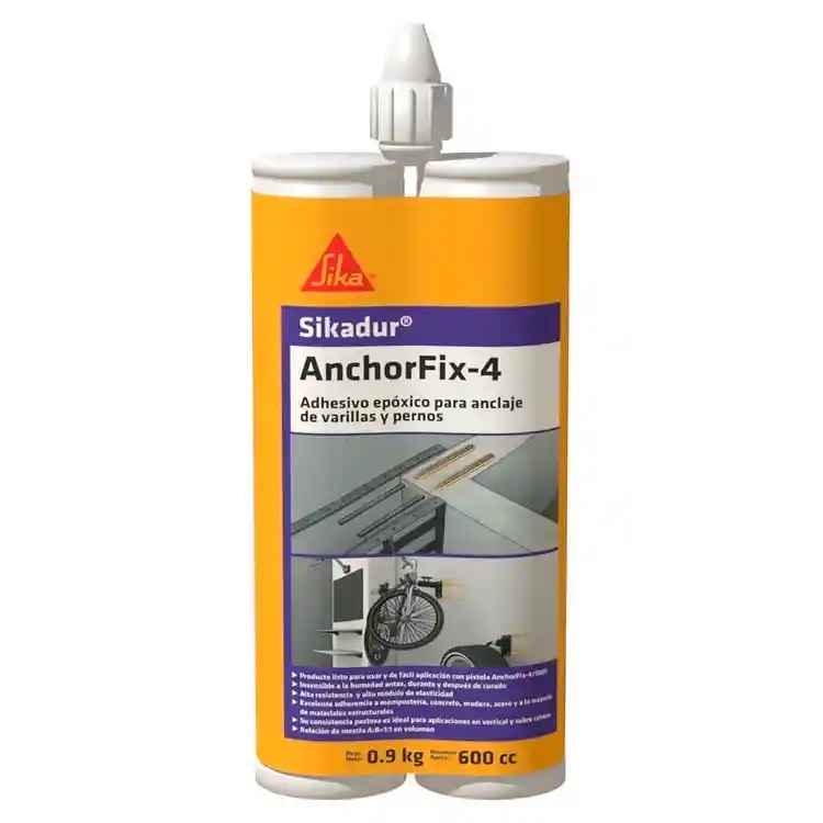 Sikadur AnchorFix-4 Adhesivo de anclaje de varillas y pernos 600ml