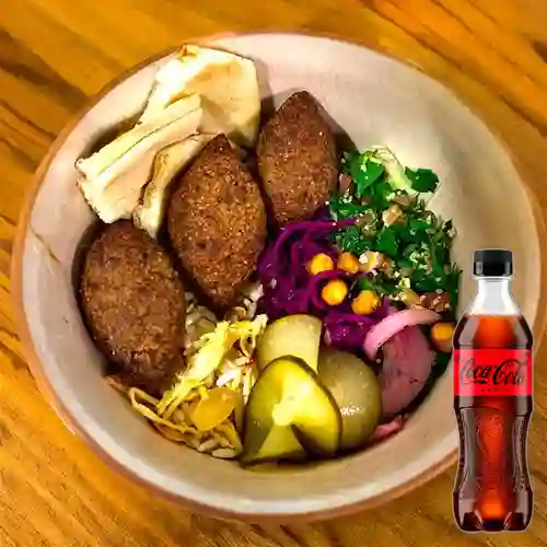 Combo Bowl Kibbe + Coca-Cola Zero 400 ml