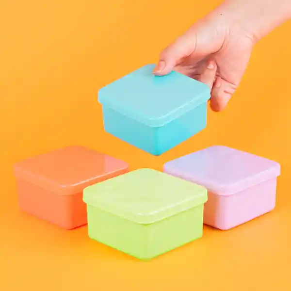 Contenedor Para Alimentos de de Colores 200 mL Miniso