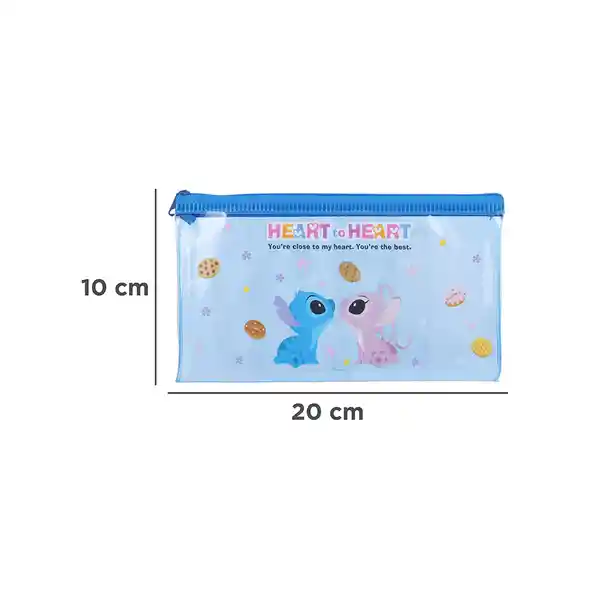 Cartuchera Lilo & Stitch Disney Azul Miniso