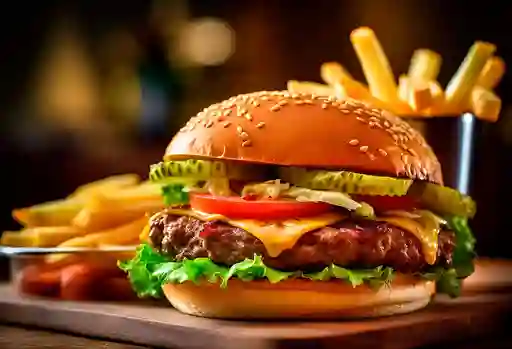 Hamburguesa Pepinillos