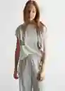 Pantalón Suavet Gris Medio Vigoré Talla 20 Mango Teen Girl Mango